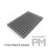 Сетка сварная (в картах) 110х110х3,5мм (2x3м)