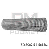 Сетка сварная 50х50х2,5(1,5х15) оцинк