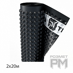 Мембрана профилированная Planter Standard 2×20 м (40 м²)